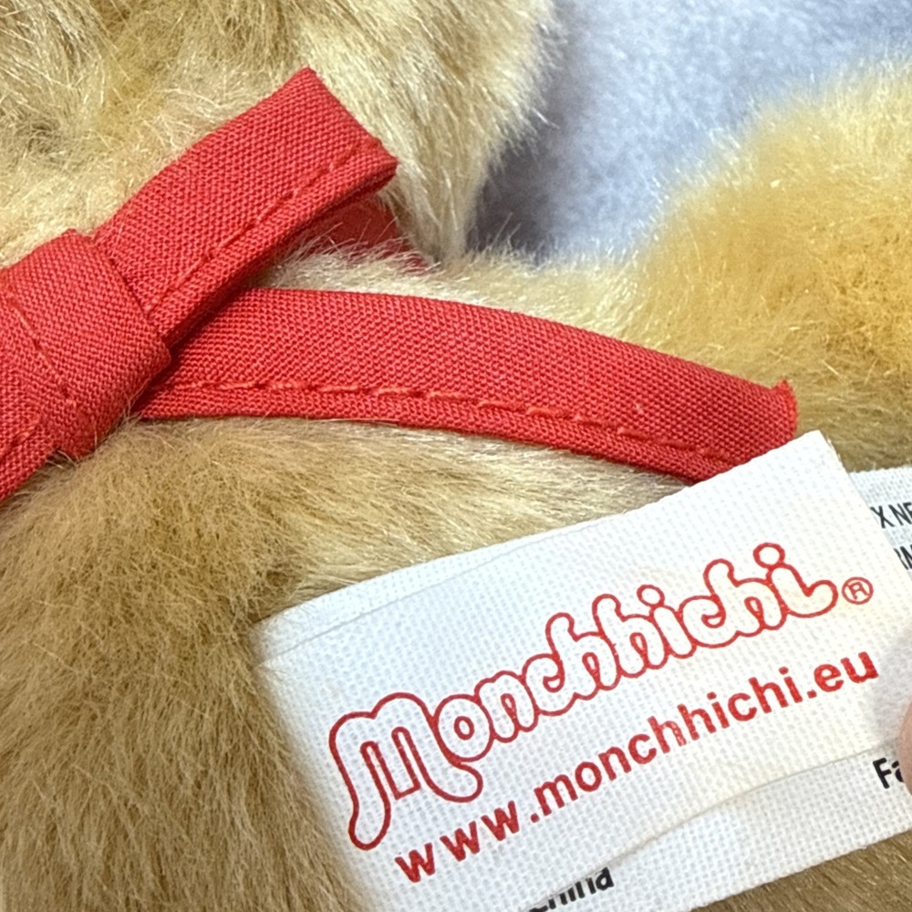 Monchhichi Premium Standard S Beige Boy Plush Monkey Doll Sekiguchi 8" - Picture 8 of 16